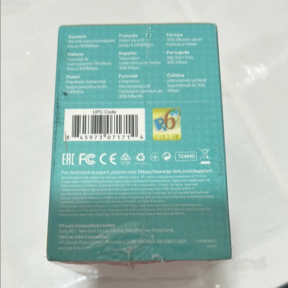 TP-Link 300Mbps Wireless Nano Router Travel ready NWT.. - Picture 6 of 9